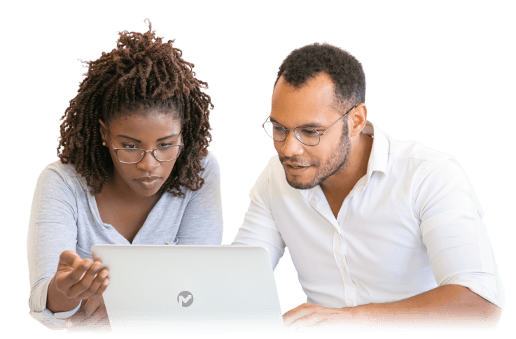 Two developers collaborating